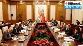 NSA Ajit Doval co-chairs the 25th Meeting of Special Representatives with Chinese Foreign Minister Wang Yi, in Beijing on Tuesday. ANI