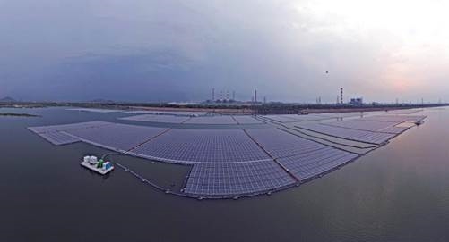 Floating solar