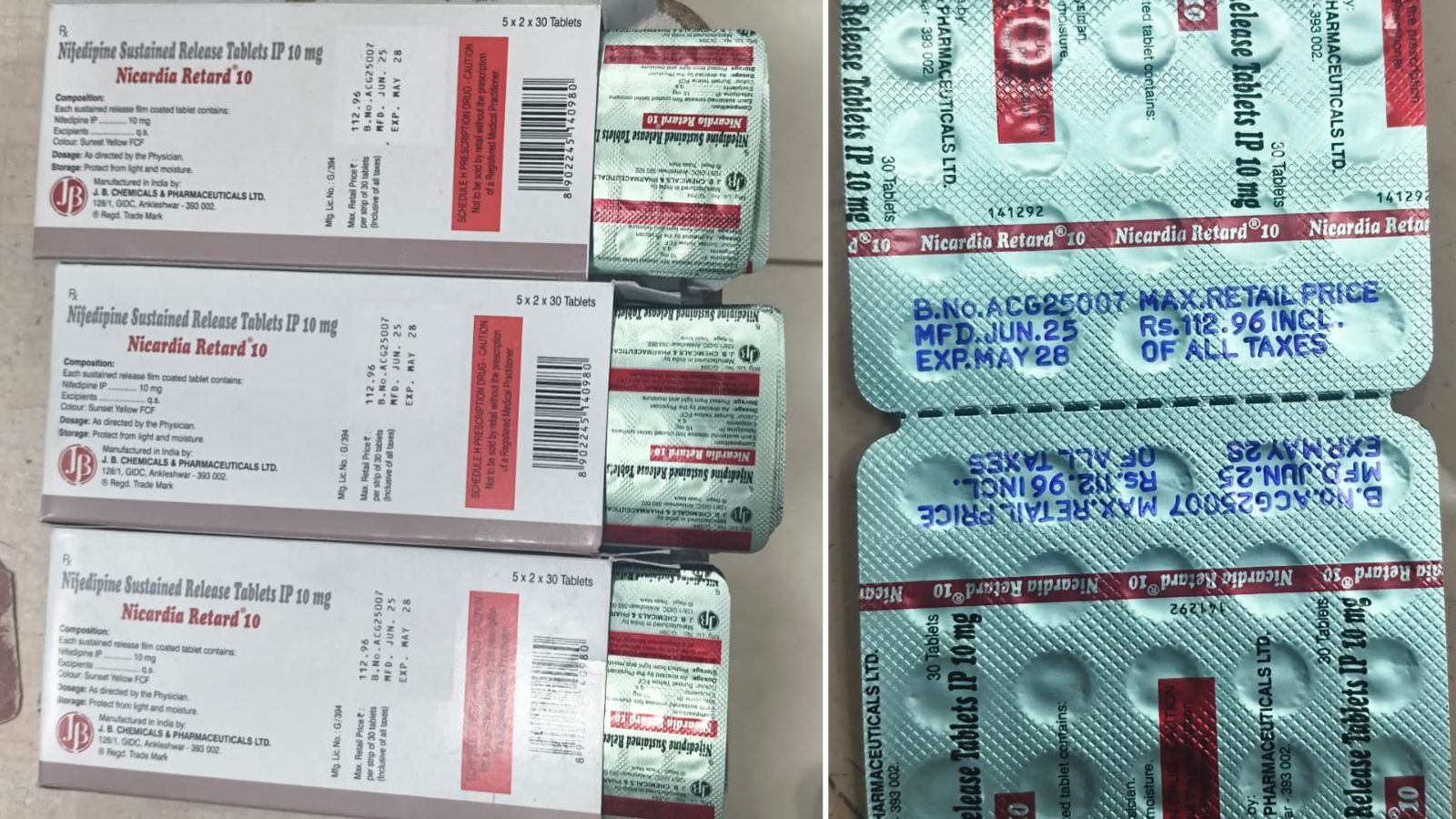 indianexpress.com - Express News Service - From UP, Rajasthan to Gujarat: Police bust interstate racket in popular BP drug Nicardia Retard
