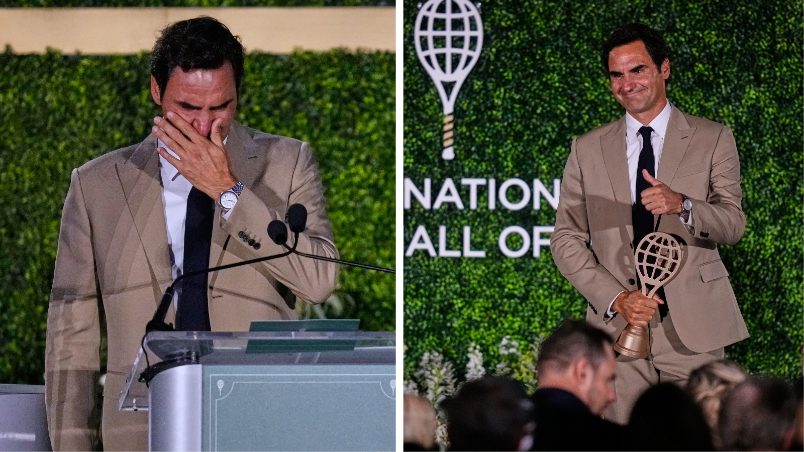 ‘Still writing my love letter to tennis’: Emotional Federer on Hall of Fame induction