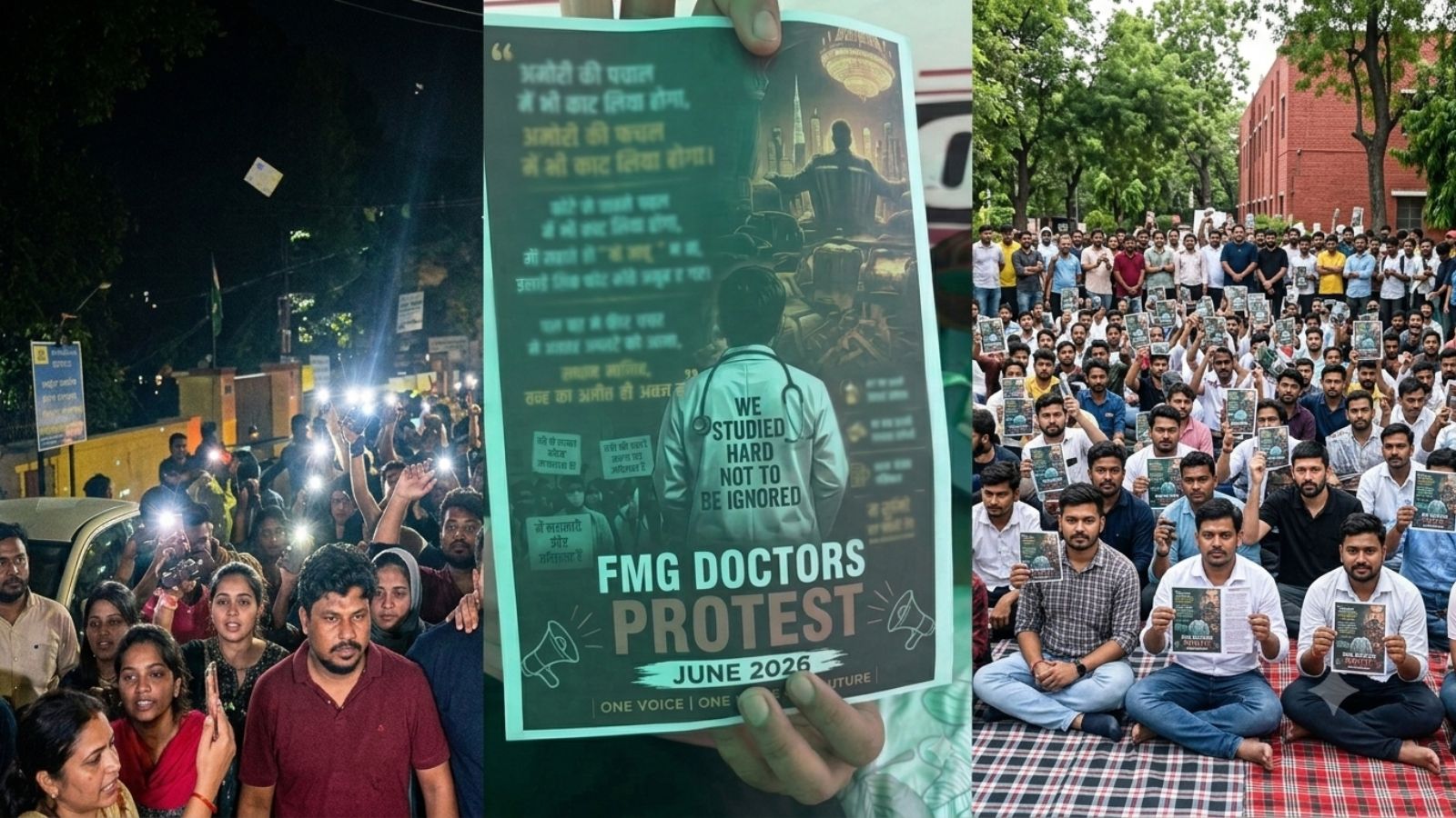 indianexpress.com - Deepto Banerjee - Why are foreign medical graduates back on Delhi streets weeks after NBEMS offered solutions?