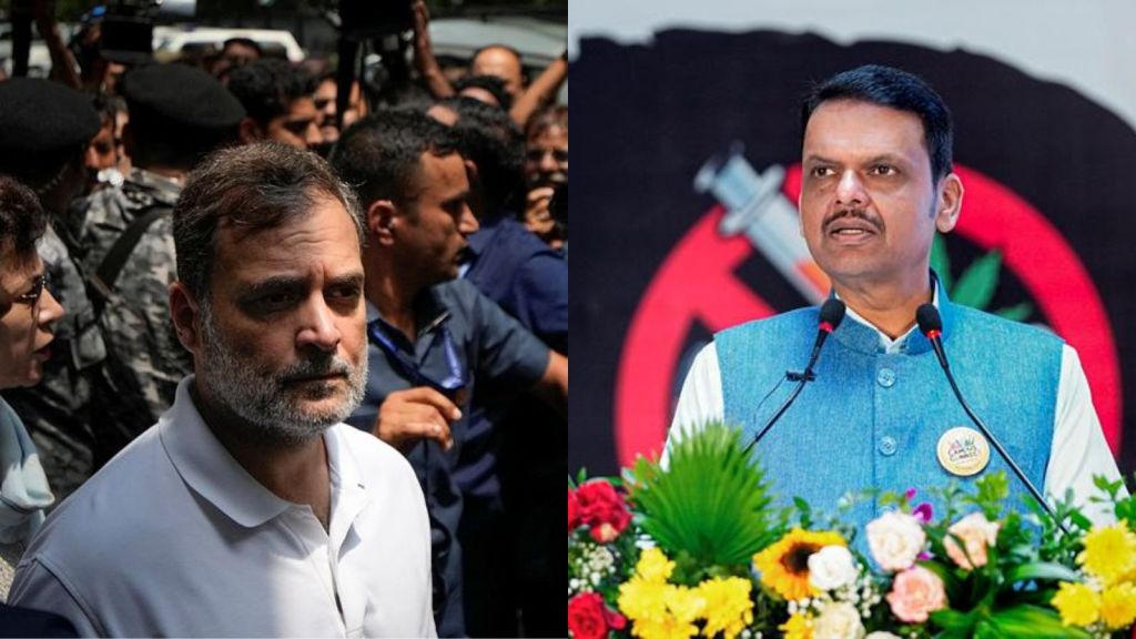 Rahul Gandhi raises tribal student protests in letter to Maharashtra CM Devendra Fadnavis (Image: PTI)