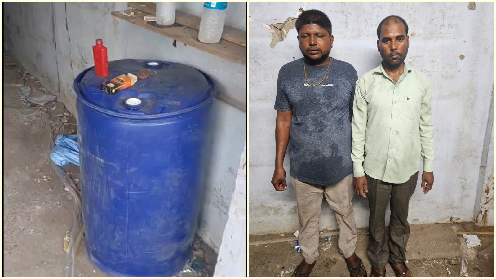 Police seize 10,000 liquor flasks, 600 litres of ‘unknown chemical’ in Kutch raid