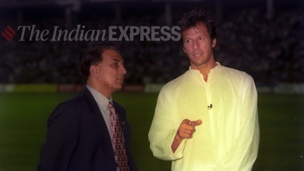 imran khan sunil gavaskar