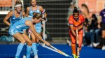 India’s defenders threw themselves into the path of shots and passes, repeatedly denying the Netherlands the clean openings they usually manufacture. (Hockey India Photo)