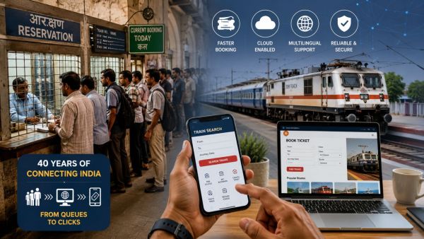 Indian Railways Passenger Reservation System is set for changes aimed at making train ticket booking faster. (Image generated using AI)
