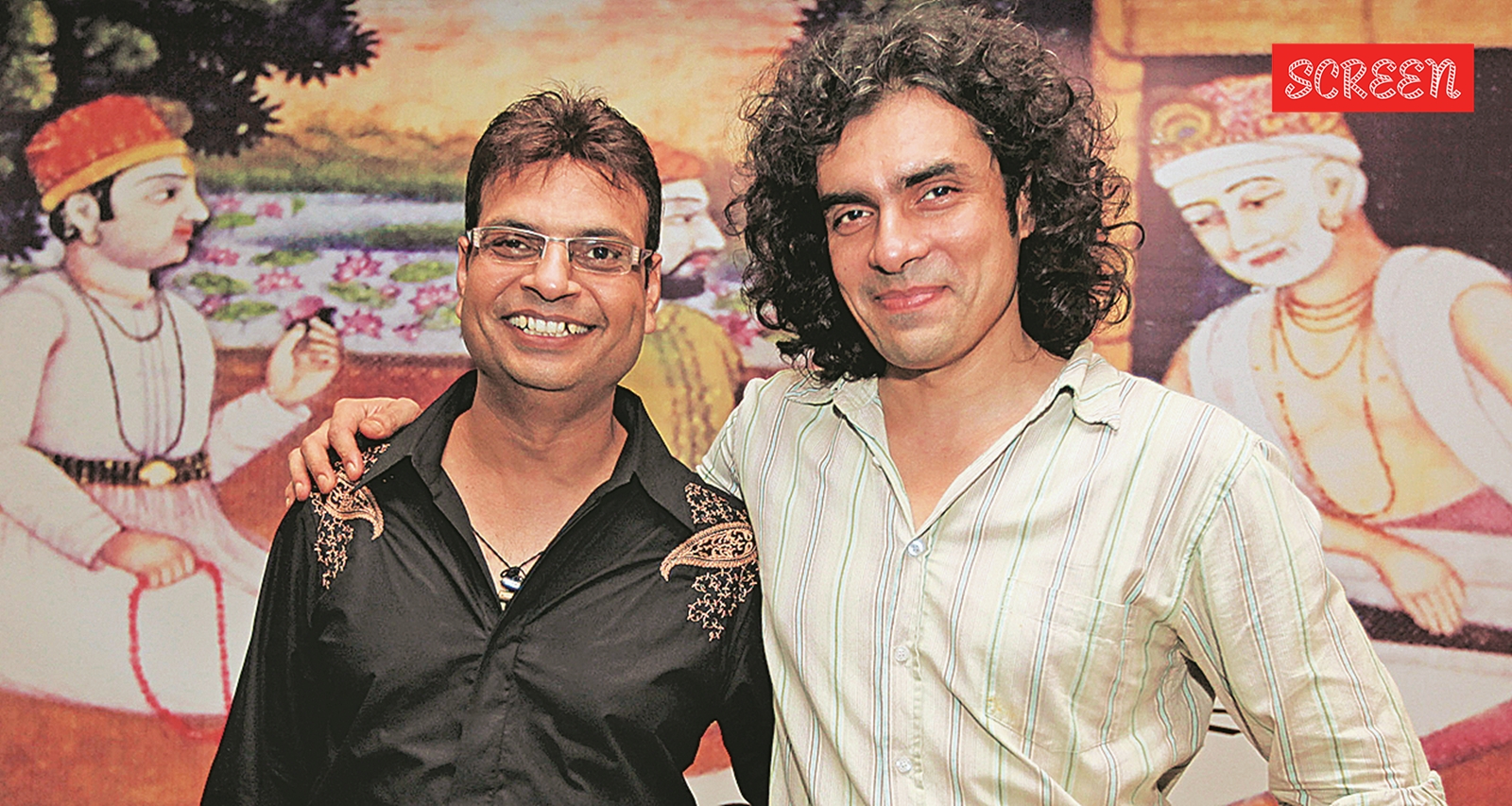 Irshad Kamil with Imtiaz Ali
