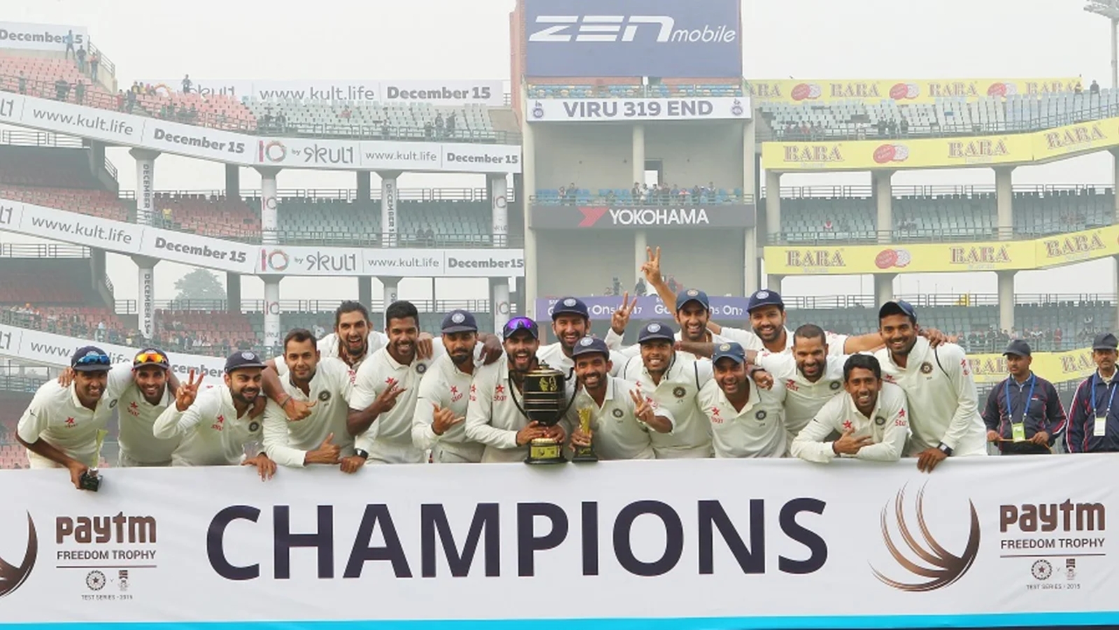 Everyone else from that 2015 dressing room has moved on. Ravindra Jadeja simply refused to. (BCCI Photo)