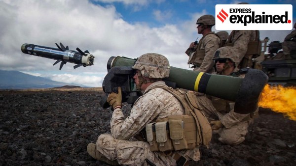 The Javelin missile system can be fired by a single person from their shoulder. (Raytheon)
