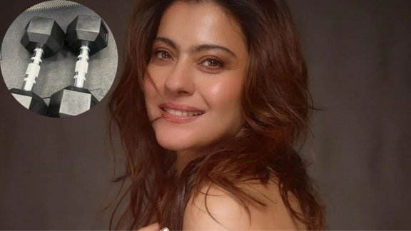 Kajol dumbbell exercise