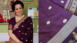 Kangana Ranaut flaunts her first Meghalayan sari