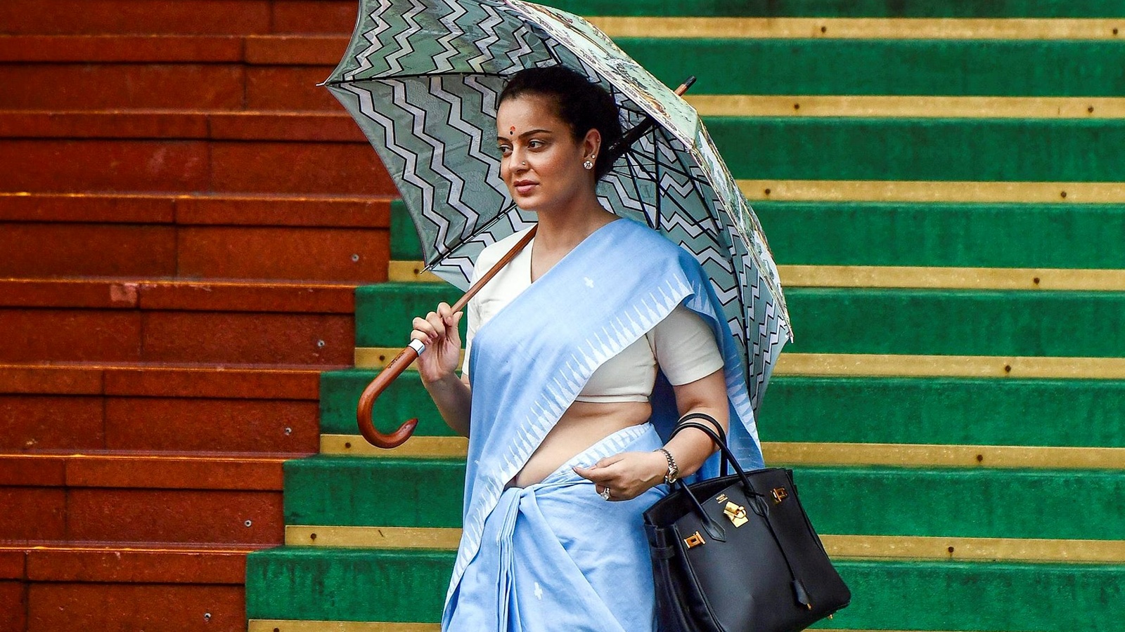 From Hermès Birkin to Rolex watch: Decoding Kangana Ranaut's Rs 56 lakh Parliament look