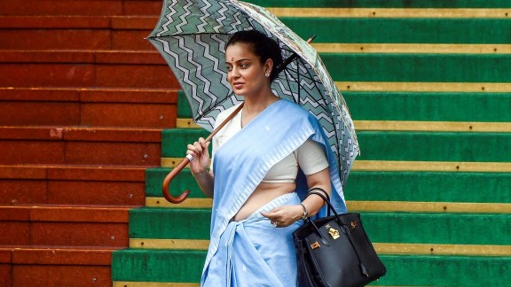 Kangana Ranaut Parliament look