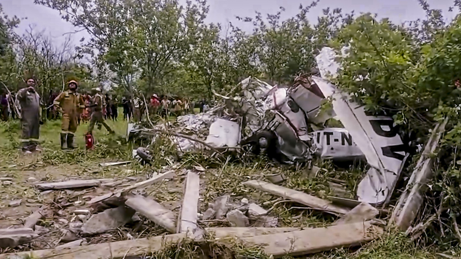 Take-off, tragedy 20 minutes later: Two killed as training aircraft crashes in Kanpur