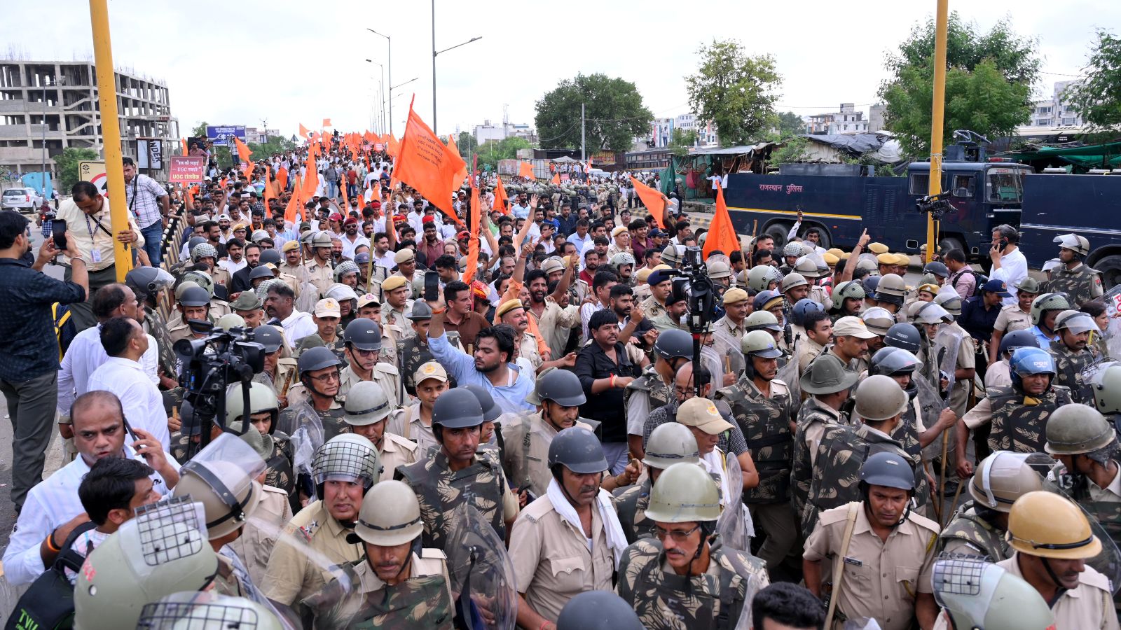 Editorial image for Protester’s death amid Karni Sena’s UGC stir threatens to upend peace in Rajasthan