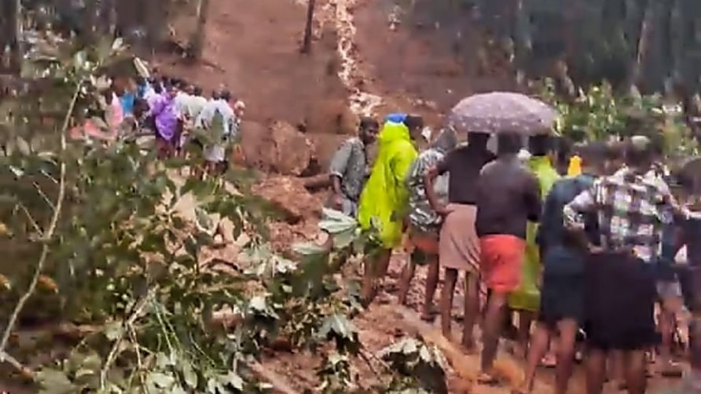 kerala rain, landslides