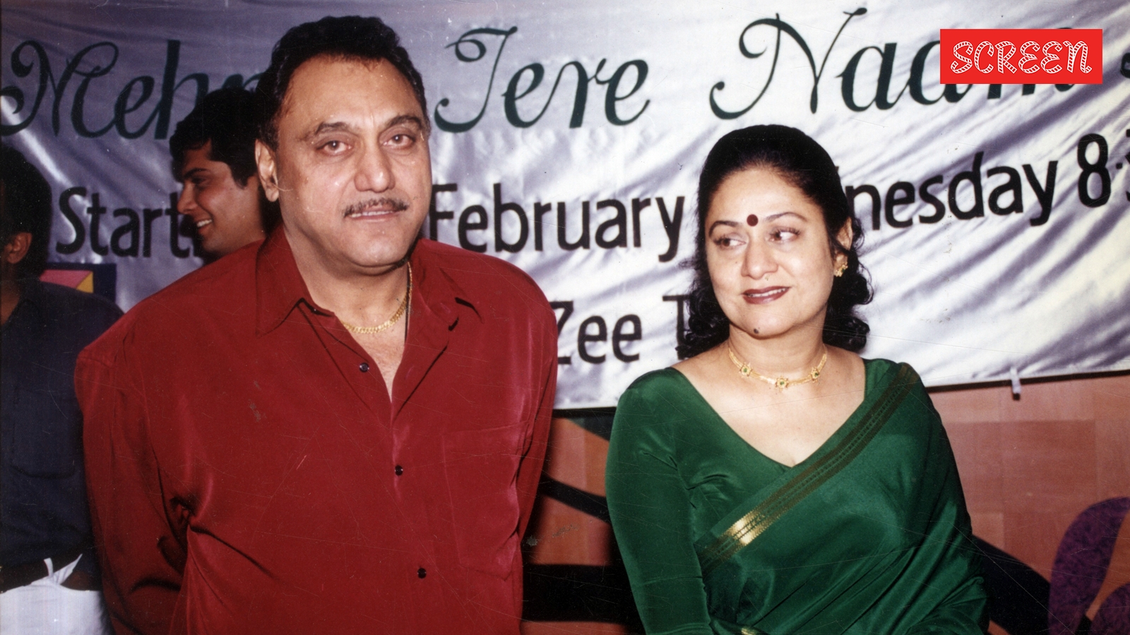 Aruna Irani with her husband Kuku Kohli