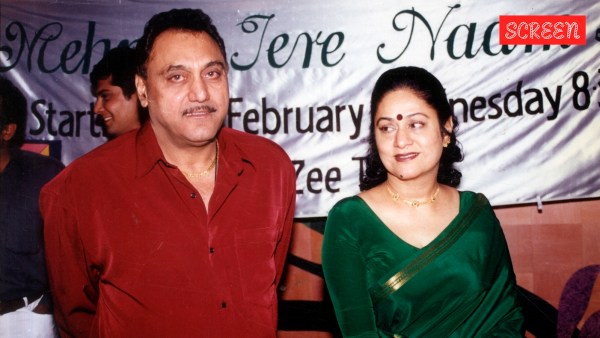 Aruna Irani with her husband Kuku Kohli