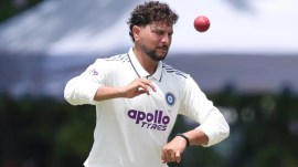 Kuldeep Yadav's Test appearances stand at 18 in nine years ahead of the Sri Lanka series. (CREIMAS)