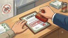 FDA check: The action covers Permit Room, Pavilion, Mediterranean, Oriental Swing and Clubway & Pastry Counter.