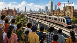 India’s Metro network has grown fourfold in a decade, but low ridership, high fares, poor planning and weak last-mile connectivity raise questions over whether cities are investing in the right transport systems. (Image generated using AI)