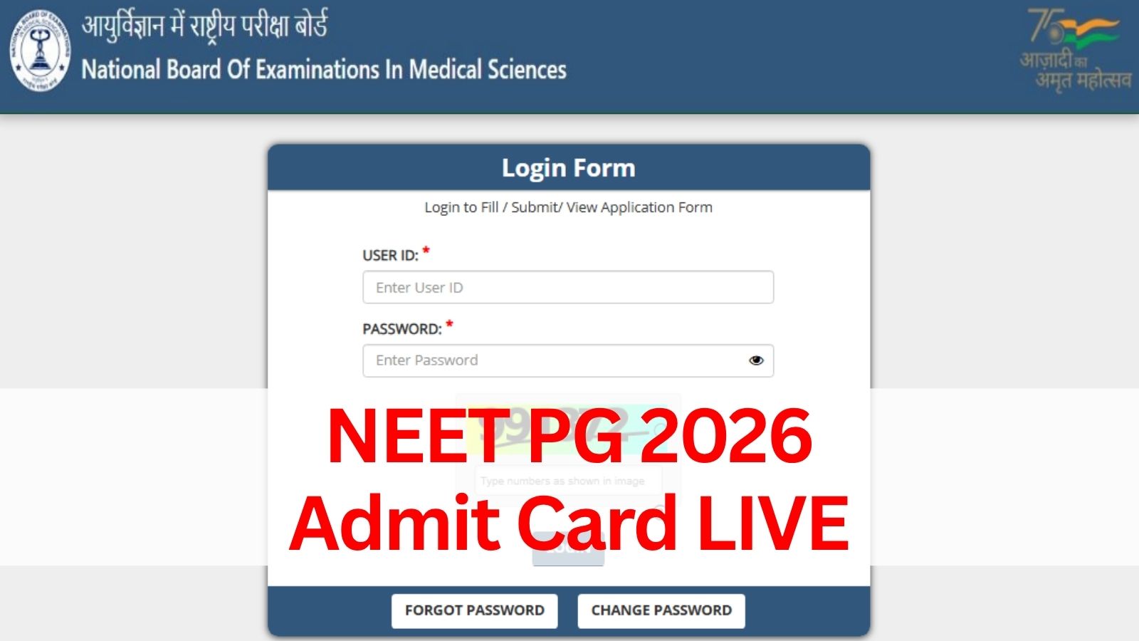 NEET PG Admit Card 2026 Live Updates: NBEMS to issue hall tickets today