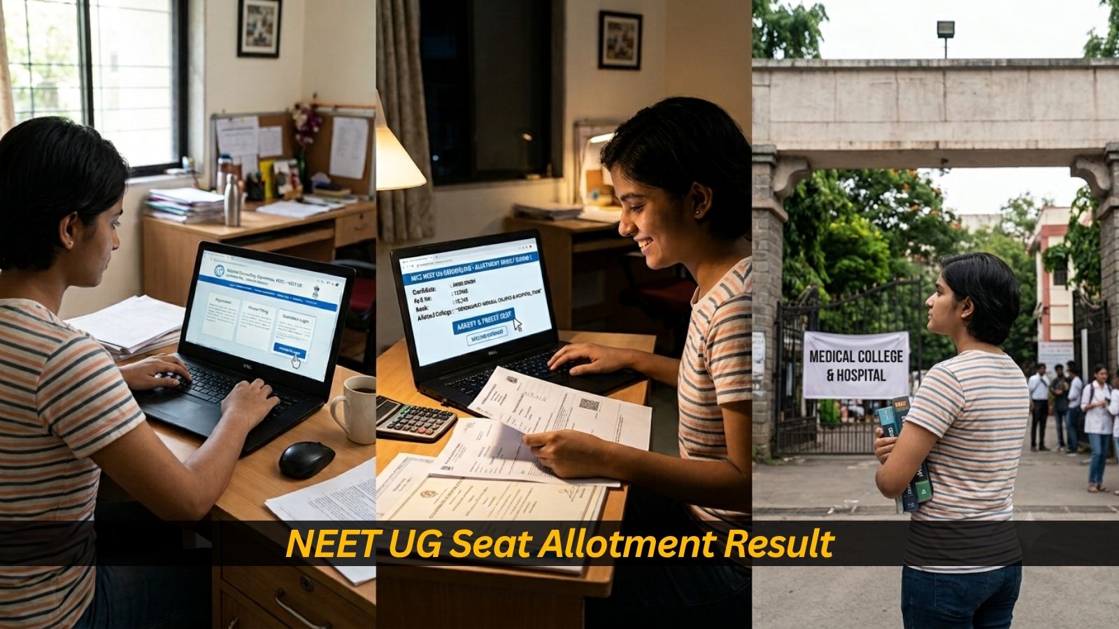 NEET UG राउंड 1 सीट आवंटन परिणाम घोषित: जानें सीट स्वीकार करने और ऑनलाइन सत्यापन की पूरी प्रक्रिया