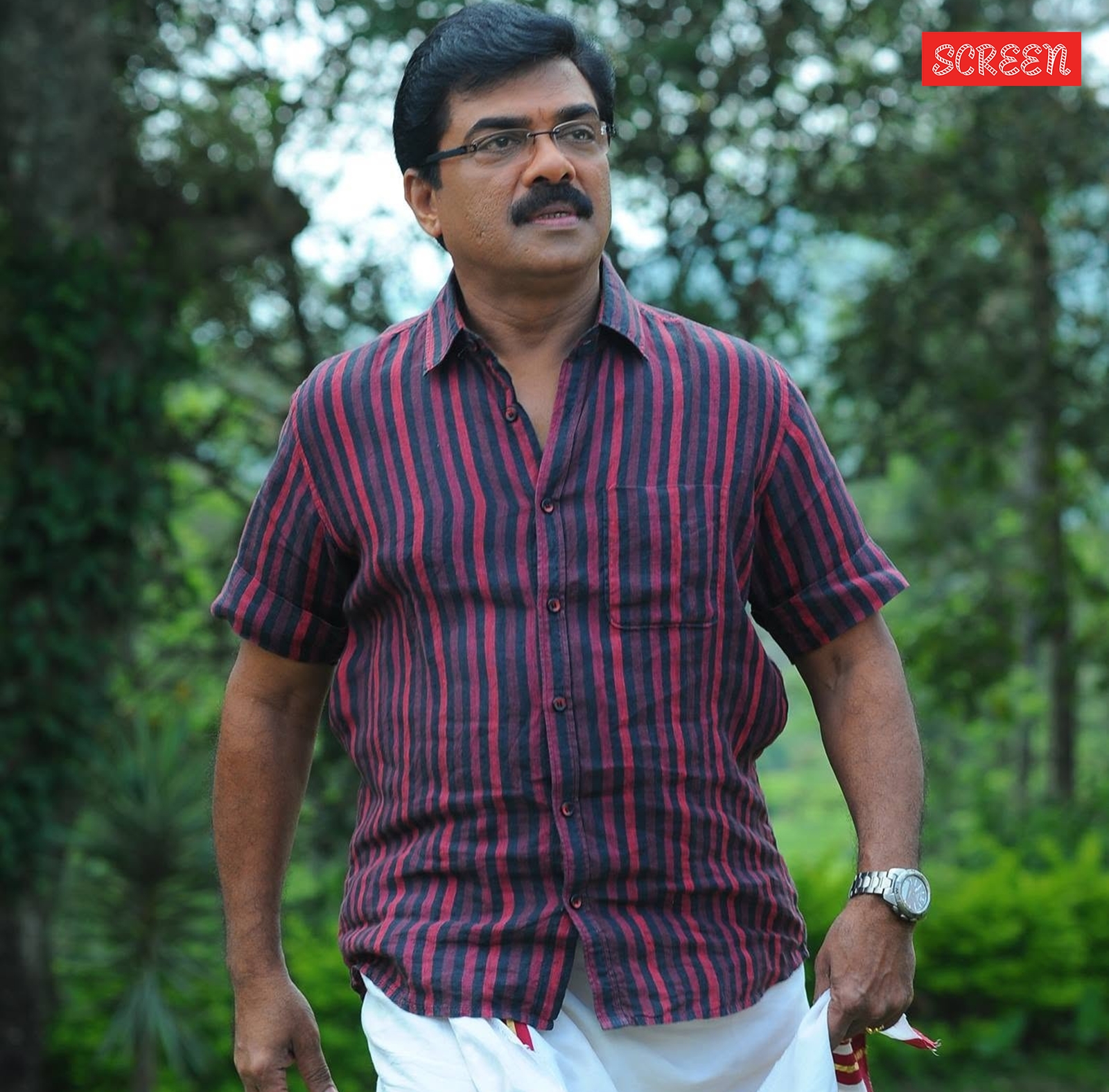 Vijayaraghavan made his acting debut in Kaapalika (1973), scripted by his father.