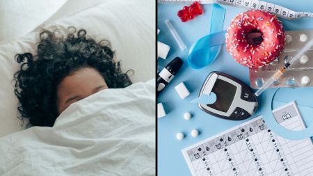 Nightmares and blood sugar changes during sleep