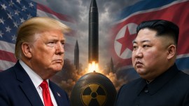 US President Donald Trump said he is planning to meet North Korean leader Kim Jong Un this year. (AI-generated image)