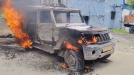 patna man road accident death violent protest