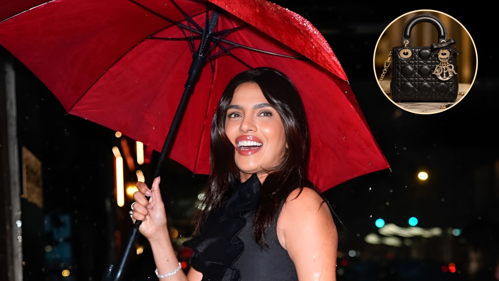 Priyanka Chopra Jonas stuns in Rs. 5.6 lakh Lady Dior bag with her all-black look