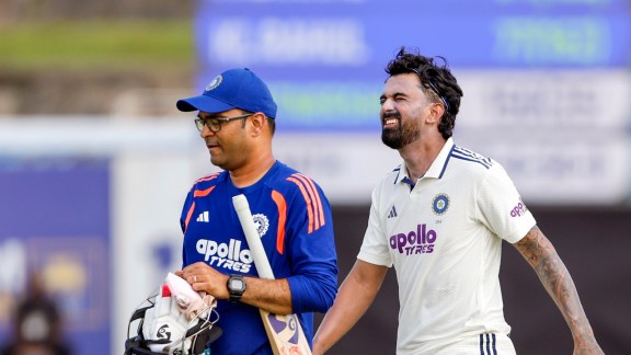 Rahul shared a 150-run stand with Devdutt Padikkal for the second wicket before walking off the field. (ANI Photo)