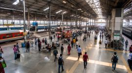 CAG audit flags shortfalls in drinking water, fans and toilets at major railway stations. (Image generated using AI)
