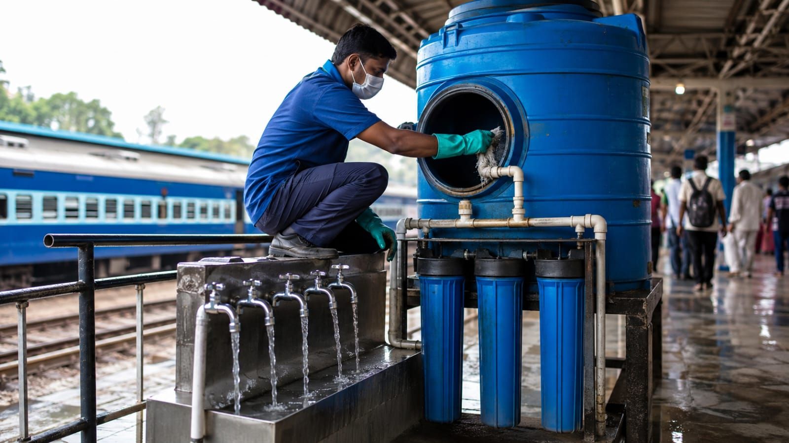 Indian Railways Launches Massive Drive to Clean Drinking Water Infrastructure at Stations