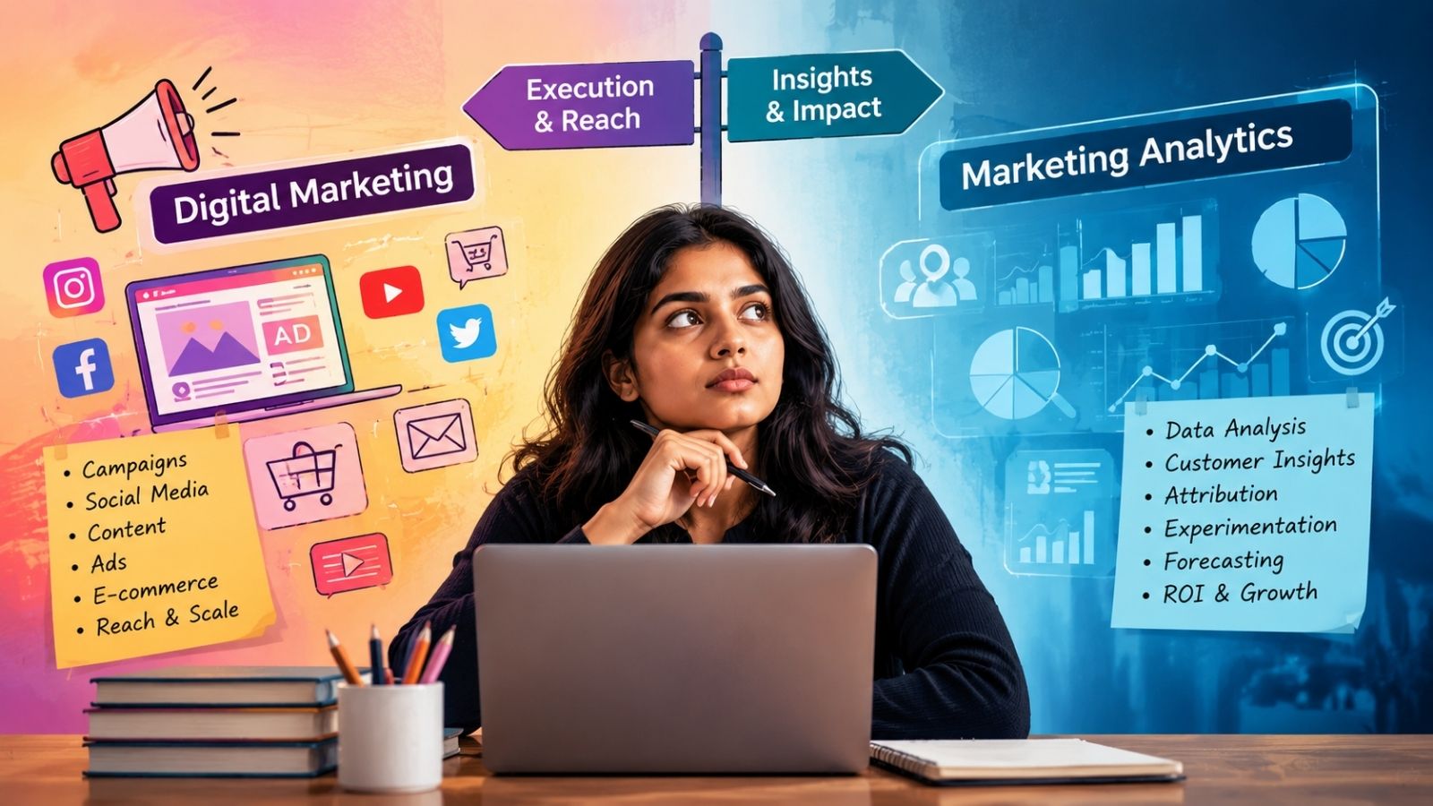 Digital Marketing vs Marketing Analytics: Where is industry demand headed? | The Right Choice