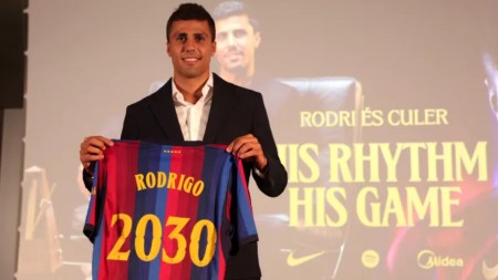 While the union of Rodri and Barcelona might look ideal on paper, there's still some concern in the air. (Reuters Photo)