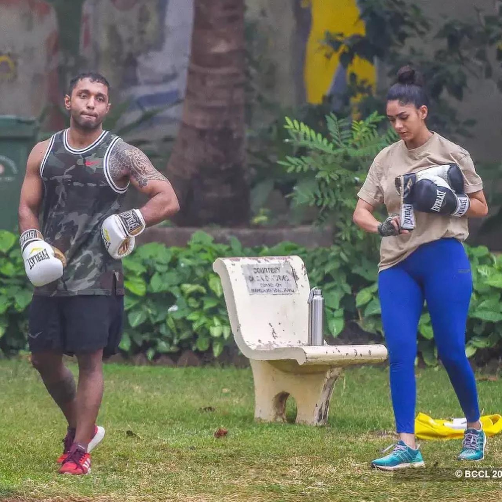 Rohit Nair and Mrunal Thakur