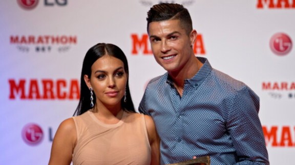 Cristiano Ronaldo married his long-time partner Georgina Rodriguez in a private ceremony near Lisbon. (AP Photo)