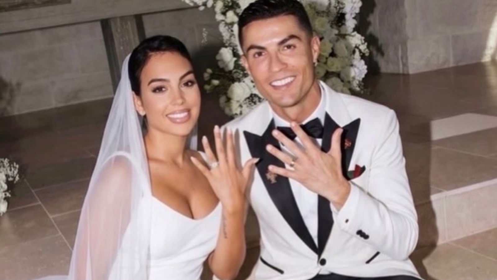 Cristiano Ronaldo and Georgina Rodriguez bring classic glamour to their ‘intimate’ Portugal wedding