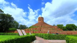 Sarnath became India’s 45th and Uttar Pradesh’s fourth World Heritage Site. (Express Photo)