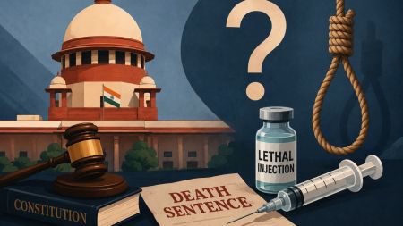 The Supreme Court refused to refer a 1983 decision that upheld the constitutionality of execution by hanging to a larger bench.