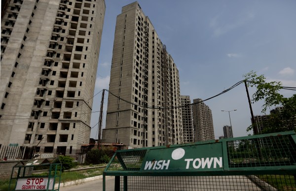 Jaypee Group's Wish Town project in Sector 128 in Noida. Express Photo by Gajendra Yadav. 