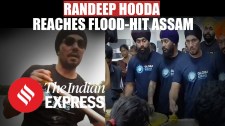 Randeep Hooda Joins Flood Relief Efforts in Assam, Distributes Aid to Affected Families