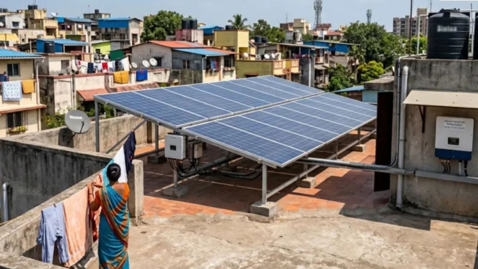 Delhi government plans to make terrace solar panels cheaper. Here’s how