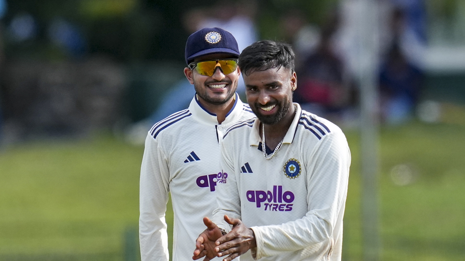 Gill went to Suthar with an idea. Sooriyabandara, he felt, might come down the pitch. Suthar saw him advance, floated the ball wider, and Rishabh Pant completed the stumping.