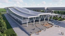 Proposed design of Thane bullet train station (Image: NHSRCL)