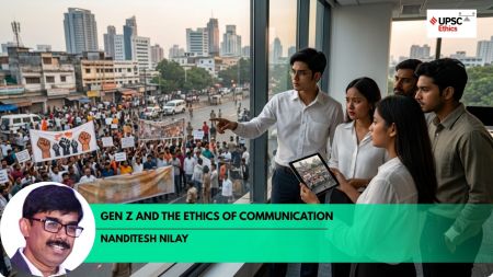 upsc ethics genZ and ethics of communication