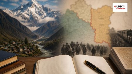 upsc mains answers himalayan vulnerability radcliff line