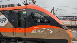 Vande Bharat trains have a maximum design speed of 180 kmph and a maximum operational speed of 160 kmph. (Image: Ministry of Railways)